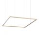Pendule, Lustre suspendate - Lustra LED suspendata design geometric ORACLE SLIM SP D090 SQUARE 3000K ON-OFF OT