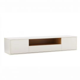 Comoda TV suspendata LOFT 150cm natur/ alb