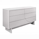 Comoda cu sertare si blat ceramic SAVOY 150cm alb
