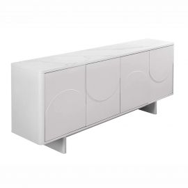Comoda cu blat ceramic SAVOY 180cm alb