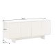Comode - Comoda cu blat ceramic SAVOY 180cm alb