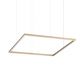 Pendule, Lustre suspendate - Lustra LED suspendata design geometric ORACLE SLIM SP D070 SQUARE 3000K ON-OFF OT