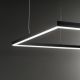 Pendule, Lustre suspendate - Lustra LED suspendata design geometric ORACLE SLIM SP D070 SQUARE 3000K ON-OFF OT