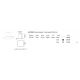 Pendule, Lustre suspendate - Lustra LED suspendata design geometric ORACLE SLIM SP D070 SQUARE 3000K ON-OFF OT