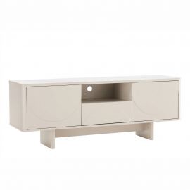 Comoda TV cu blat ceramic SAVOY 150cm alb