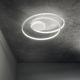 Plafoniere - Plafoniera LED design circular OZ PL D040 ON-OFF NERO 3000K