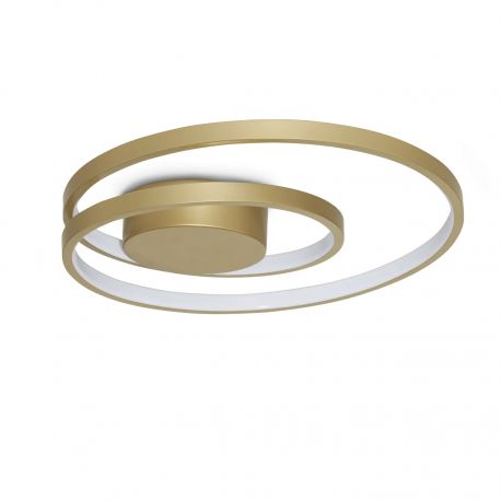 Plafoniere - Plafoniera LED design circular OZ PL D040 ON-OFF OTTONE 3000K