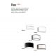 Aplice - Aplica de perete iluminat exterior IP44 REX-2 AP1 GRIGIO