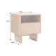 Noptiere - Noptiera cu blat ceramic SAVOY 50cm