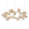 Lustra suspendata design modern PERLAGE SP25 AMBRA