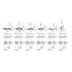 Pendule, Lustre suspendate - Lustra suspendata design modern PERLAGE SP25 FUME