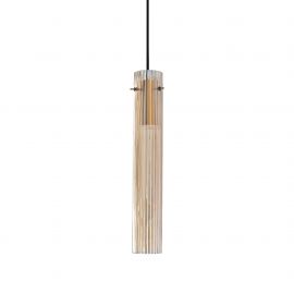 Pendule, Lustre suspendate - Pendul LED design modern FLAM SP AMBRA RIGATO