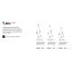 Pendule, Lustre suspendate - Pendul LED stil minimalist TUBIX SP d075