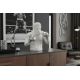 Statuete - Statueta decorativa BOXER 50cm alb/ argintiu