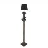Lampa de podea coloana canelata si bust DAVID 120cm