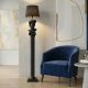 Lampadare - Lampa de podea coloana canelata si bust DAVID 120cm