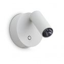 Aplica cu reader LED directionabil USB-C ELF AP BIANCO
