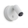 Aplica cu reader LED directionabil USB-C ELF AP BIANCO
