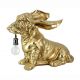 Veioze - Lampa de masa sub forma figurina caine teckel DACKEL 70cm auriu