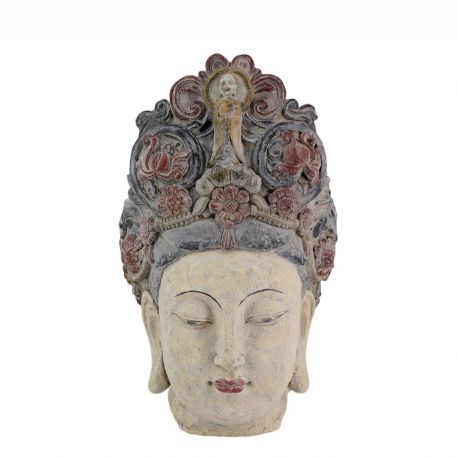 Statuete - Statueta decorativa BUDDHA HEAD 45cm