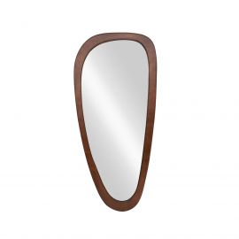 Oglinda de perete cu rama din lemn ORGANIC 120cm nuc