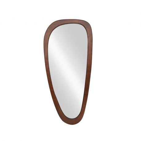Oglinzi - Oglinda de perete cu rama din lemn ORGANIC 120cm nuc