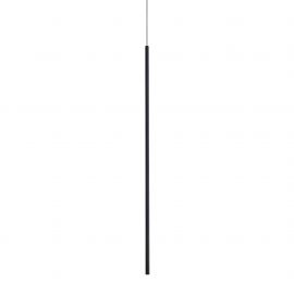 Pendule, Lustre suspendate - Pendul LOOK LED SP1 ROUND D16 H1000 ON-OFF NERO 3000K