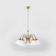 Candelabre, Lustre - Candelabru 5 brate din alama si abajur ceramic Zefira