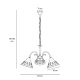 Candelabre, Lustre - Candelabru 3 brate din alama si abajur ceramic Zefira