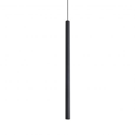 Pendule, Lustre suspendate - Pendul LOOK LED SP1 ROUND D30 H700 ON-OFF NERO 3000K
