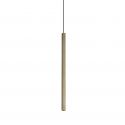 Pendul LOOK LED SP1 SQUARE D15 H400 ON-OFF OTTONE 3000K 