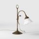 Veioze - Lampa de masa din alama si abajur ceramic Zefira