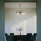 Candelabre, Lustre - Candelabru stil neoclasic din alama si sticla Elide