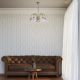 Candelabre, Lustre - Candelabru stil neoclasic din alama si sticla Elide