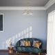 Candelabre, Lustre - Candelabru stil neoclasic din alama si sticla Elide