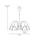 Candelabre, Lustre - Candelabru stil neoclasic din alama si sticla Elide
