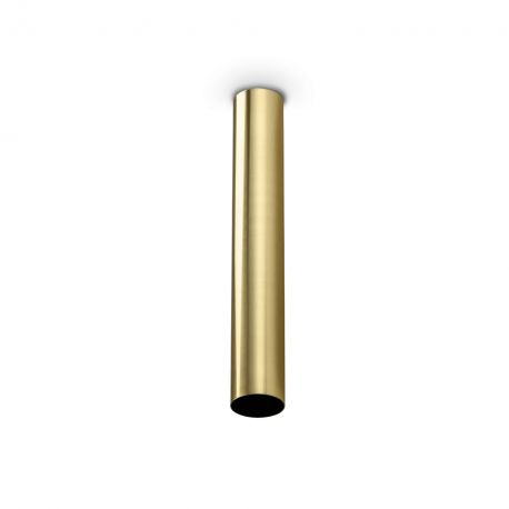 Plafoniere cu spoturi, Spoturi aplicate - Spot aplicat tavan LOOK PL1 ROUND D60 H400 OTTONE