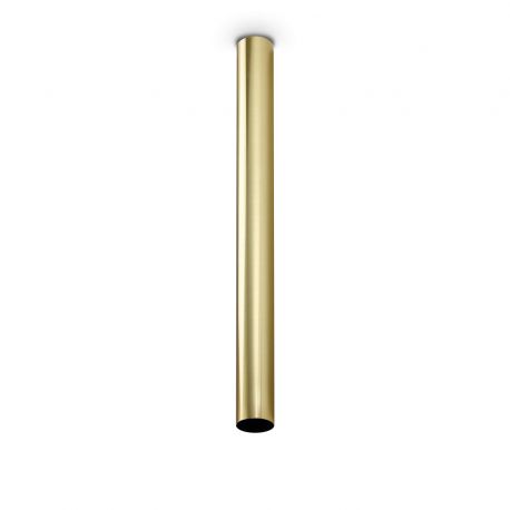 Plafoniere cu spoturi, Spoturi aplicate - Spot aplicat tavan LOOK PL1 ROUND D60 H750 OTTONE