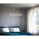 Candelabre, Lustre - Candelabru stil neoclasic din alama si sticla Elide