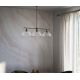 Candelabre, Lustre - Candelabru stil neoclasic din alama si sticla Elide