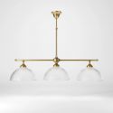 Candelabru stil neoclasic din alama si sticla Elide