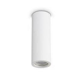 Plafoniere cu spoturi, Spoturi aplicate - Spot aplicat tavan LOOK PL1 ROUND D70 H200 GESSO