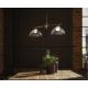 Candelabre, Lustre - Candelabru stil neoclasic din alama si sticla Elide