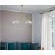 Candelabre, Lustre - Candelabru stil neoclasic din alama si sticla Elide