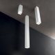 Plafoniere cu spoturi, Spoturi aplicate - Spot aplicat tavan LOOK PL1 SQUARE D60 H100 BIANCO