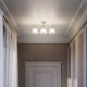 Lustre aplicate - Lustra stil neoclasic din alama si sticla Elide