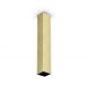 Plafoniere cu spoturi, Spoturi aplicate - Spot aplicat tavan LOOK PL1 SQUARE D60 H400 OTTONE