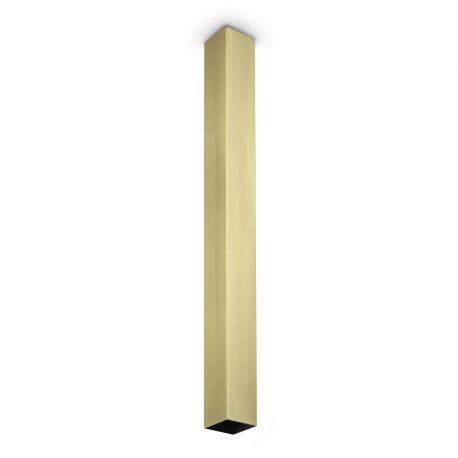 Plafoniere cu spoturi, Spoturi aplicate - Spot aplicat tavan LOOK PL1 SQUARE D60 H750 OTTONE