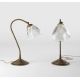Veioze - Lampa de masa stil neoclasic din alama si sticla Elide