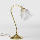 Veioze - Lampa de masa stil neoclasic din alama si sticla Elide